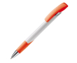 Pen bedrukken van plastic en metaal met kleurdetails kleur oranje