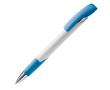 Pen bedrukken van plastic en metaal met kleurdetails kleur lichtblauw