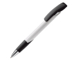 Pen bedrukken van plastic en metaal met kleurdetails kleur wit/zwart