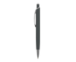 Aluminium pen met soft-touch afwerking in kleuren kleur grijs