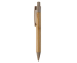 Bamboe en tarwestro pen met gekleurde details kleur grijs