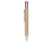 Multifunctionele pen 4-in-1 gemaakt van duurzaam papier kleur naturel