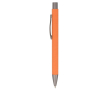 Papieren pen in verschillende kleuren kleur oranje