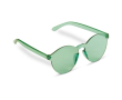 Retro stijl zonnebril in pastelkleuren UV400-bescherming kleur limoen groen