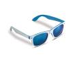 Tweegekleurde zonnebril met gekleurde frames UV400-bescherming kleur wit/blauw