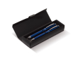 Set van 1 rollerpen met dop en 1 draaipen kleur donkerblauw