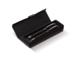 Set van 1 rollerpen met dop en 1 draaipen kleur zwart
