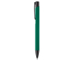 Aluminium pen met rubberen coating in verschillende kleuren kleur donkergroen