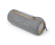 Cilindervormige waterbestendige speaker met LED-details kleur grijs