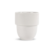 Stapelbare mok met origineel design in vele kleuren 270ml kleur wit