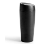 Dubbelwandige take away beker compatibel met koffiemachines 400ml kleur zwart