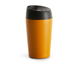 Take away beker met open-en-sluit knopfunctie 240ml kleur oranje