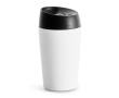 Take away beker met open-en-sluit knopfunctie 240ml kleur wit