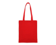 Kleurrijke canvas tas met OEKO-TEX certificering 280 g/m2 kleur rood