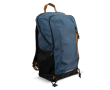 RPET laptoptas met reflecterende details 17'' kleur donkerblauw