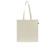 Fairtrade katoenen tas met een capaciteit van 10kg en 140 g/m2 kleur beige