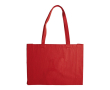 Kleurrijke katoenen tas met OEKO-TEX certificering 280 g/m2 kleur rood