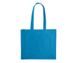 Grote kleurrijke katoenen tas met OEKO-TEX certificering 140 g/m2 kleur lichtblauw