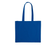 Grote kleurrijke katoenen tas met OEKO-TEX certificering 140 g/m2 kleur blauw