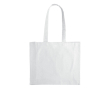 Grote kleurrijke katoenen tas met OEKO-TEX certificering 140 g/m2 kleur wit