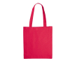 Kleurrijke katoenen tas met OEKO-TEX certificering en zijvouw 140 g/m2 kleur roze