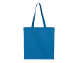 Kleurrijke katoenen tas met OEKO-TEX certificering 140 g/m2 kleur blauw