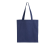 Kleurrijke katoenen tas met OEKO-TEX certificering 140 g/m2 kleur donkerblauw