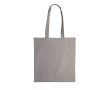 Kleurrijke katoenen tas met OEKO-TEX certificering 140 g/m2 kleur grijs