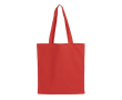 Kleurrijke katoenen tas met OEKO-TEX certificering 140 g/m2 kleur rood