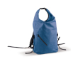 Waterbestendige roll-top rugzak met voorvak 22L kleur blauw