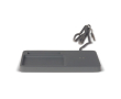 Bureau-organizer met compartimenten en draadloze oplader kleur grijs