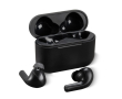 Klassieke True Wireless Stereo oordopjes in zwarte oplaadetui kleur zwart