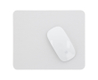 Anti-slip rubberen muismat speciaal voor sublimatie 22x18cm kleur wit