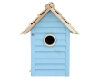 Pastelgekleurde nestkast met opening van 30mm voor kleine vogels kleur lichtblauw
