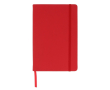 Notitieboek van RPET en PU in kleur met lint en FSC-papier A5 kleur rood
