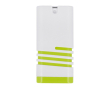 Rechthoekige zonnebrandspray dispenser SPF30 met kleurdetails 20ml kleur lichtgroen