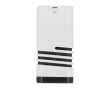 Rechthoekige zonnebrandspray dispenser SPF30 met kleurdetails 20ml kleur wit/zwart