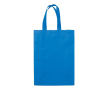 Grote matte gelamineerde non-woven tas met handvatten 105 g/m2 kleur blauw