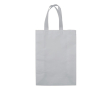 Grote matte gelamineerde non-woven tas met handvatten 105 g/m2 kleur wit