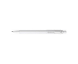 Balpen met witte houder en jumbo vulling kleur wit