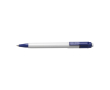 Balpen met witte houder en jumbo vulling kleur blauw