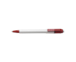 Balpen met witte houder en jumbo vulling kleur rood
