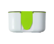 Lunchbox met afscheider en steun kleur lichtgroen