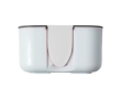 Lunchbox met afscheider en steun kleur wit