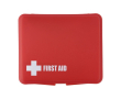Rode plastic EHBO-doos kleur rood