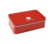 EHBO-doos in metalen doos kleur rood