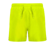 Zwemshort van polyester met zijzakken 100 g/m² Roly Direct Aqua kleur neon geel