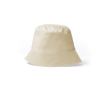 Katoenen bucket hat met klassiek design 170 g/m² kleur beige