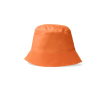 Katoenen bucket hat met klassiek design 170 g/m² kleur oranje