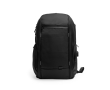 Nylon rugzak met USB-poort, gewatteerde schouderbanden en rug 17\" kleur zwart